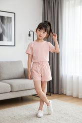 Light Pink Set-Brushed Organic Cotton