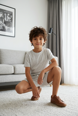 Heather Gray Organic Cotton Set