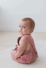 Pink overalls-Organic Cotton Overalls