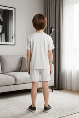 Heather Gray Organic Cotton Set