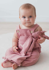 Pink overalls-Organic Cotton Overalls