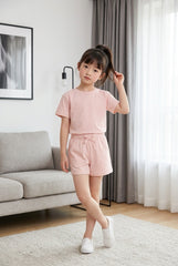 Light Pink Set-Brushed Organic Cotton