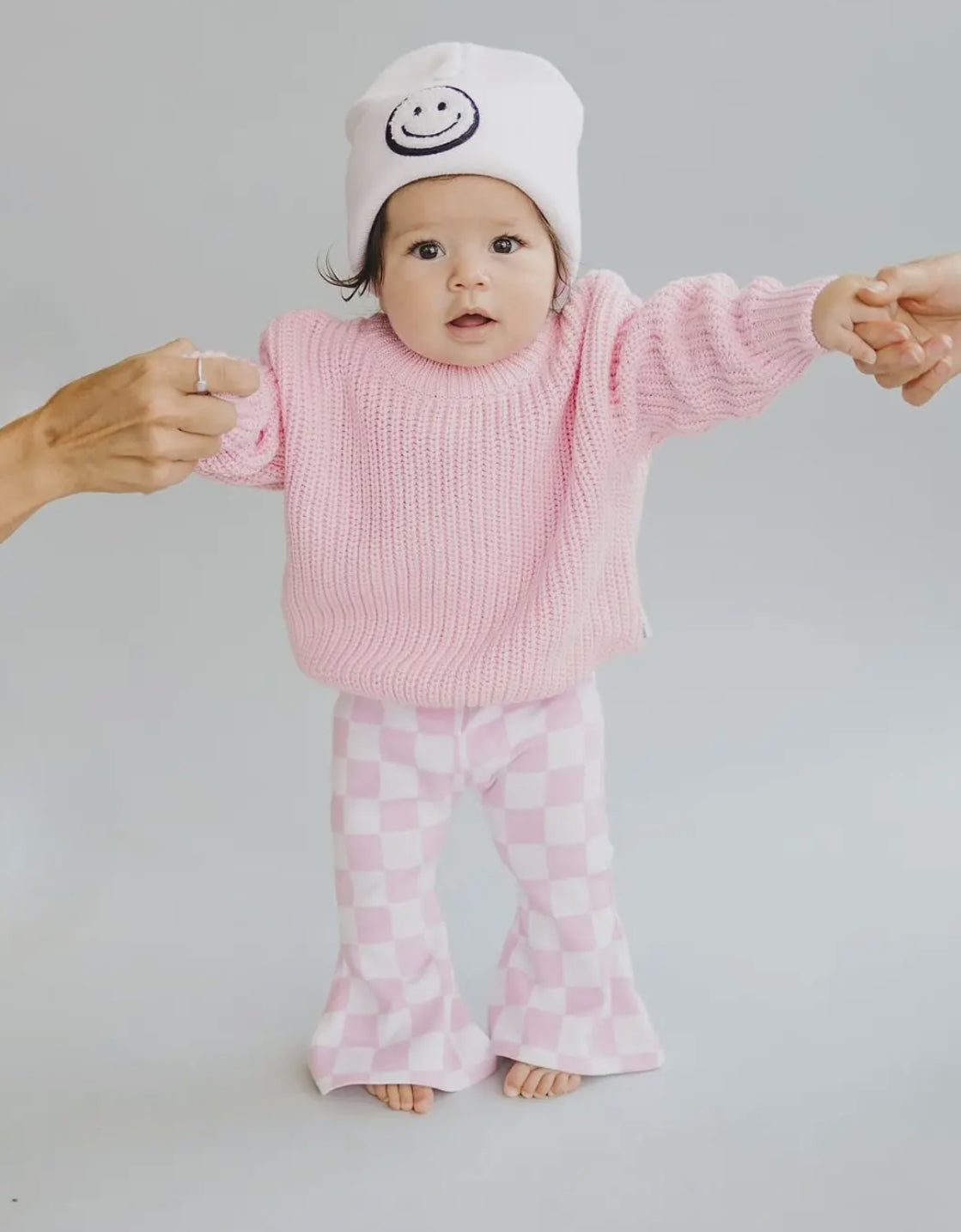 Ashton’s Cozy Sweater-Light Pink