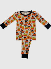 Bamboo Pumpkin Buds 2 Piece Long Sleeve Set