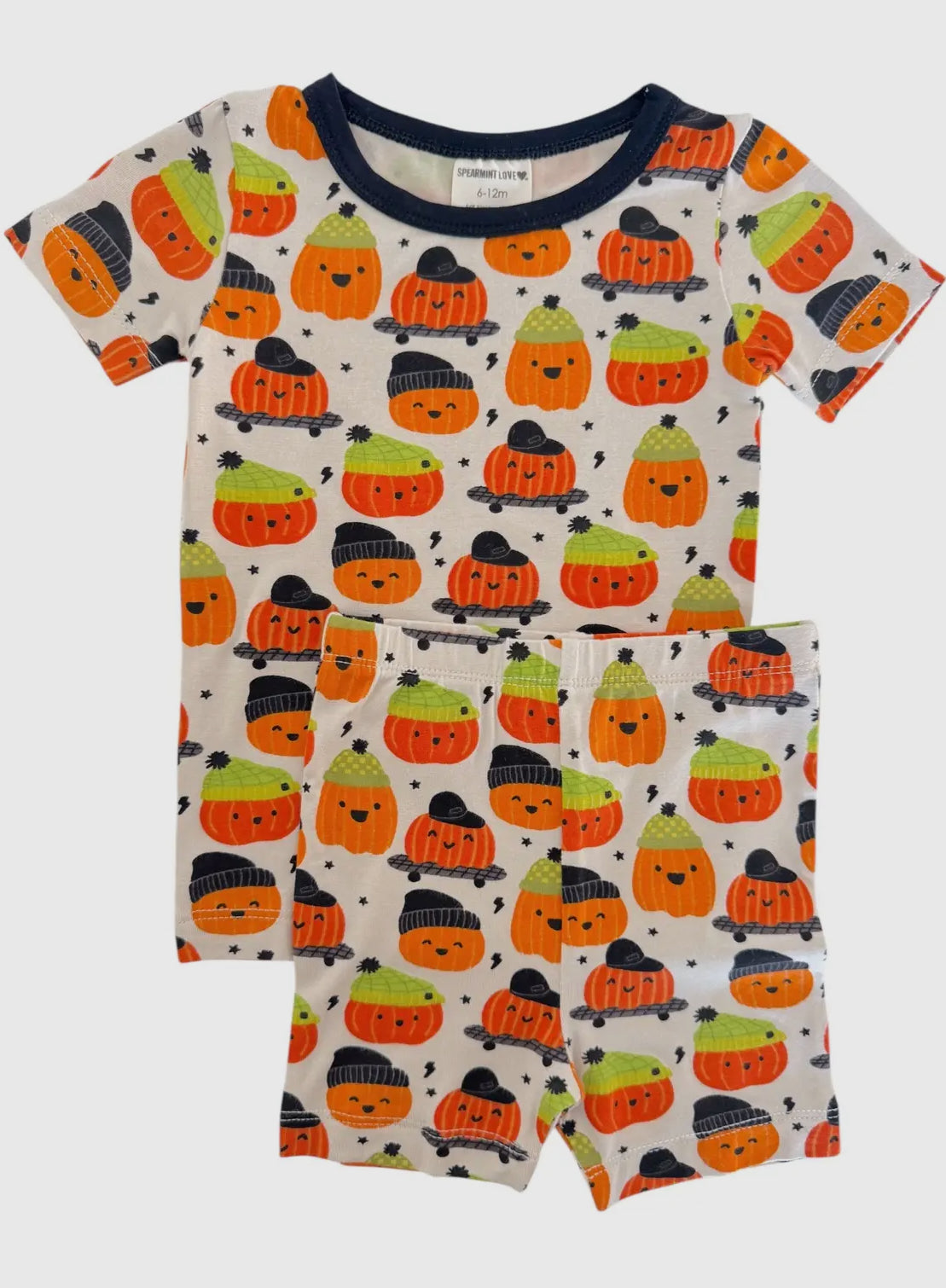 Bamboo Pumpkin Buds 2 Piece Short Set