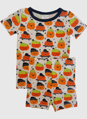 Bamboo Pumpkin Buds 2 Piece Short Set