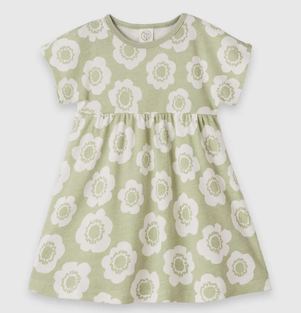 Vintage Green Dress with Headband