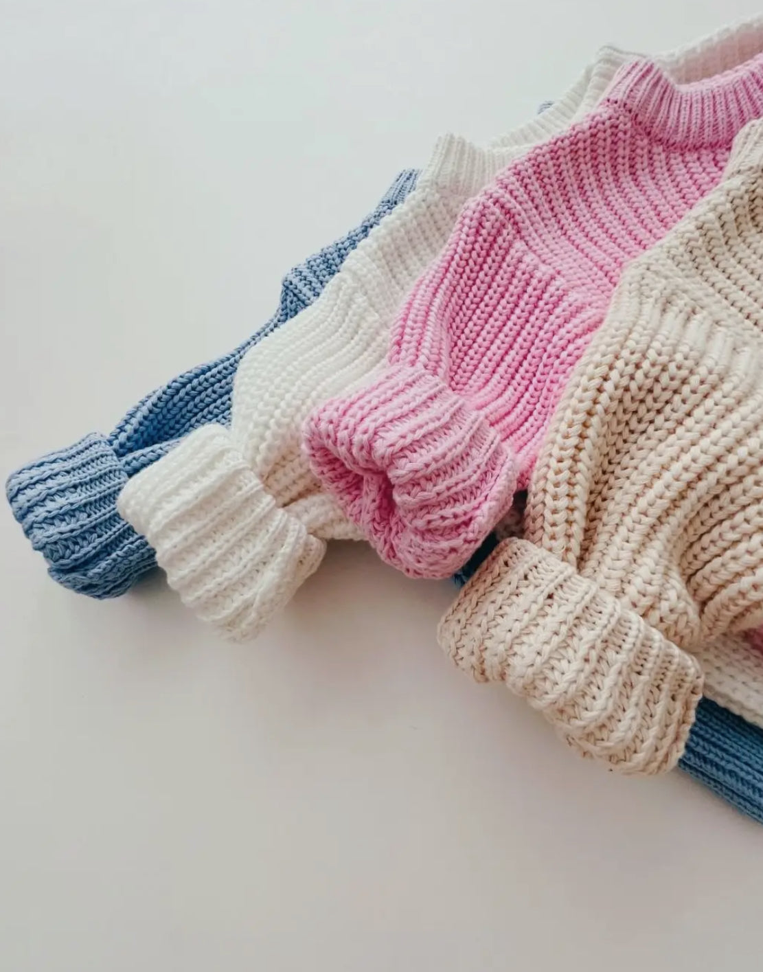 Ashton’s Cozy Sweater-Light Pink