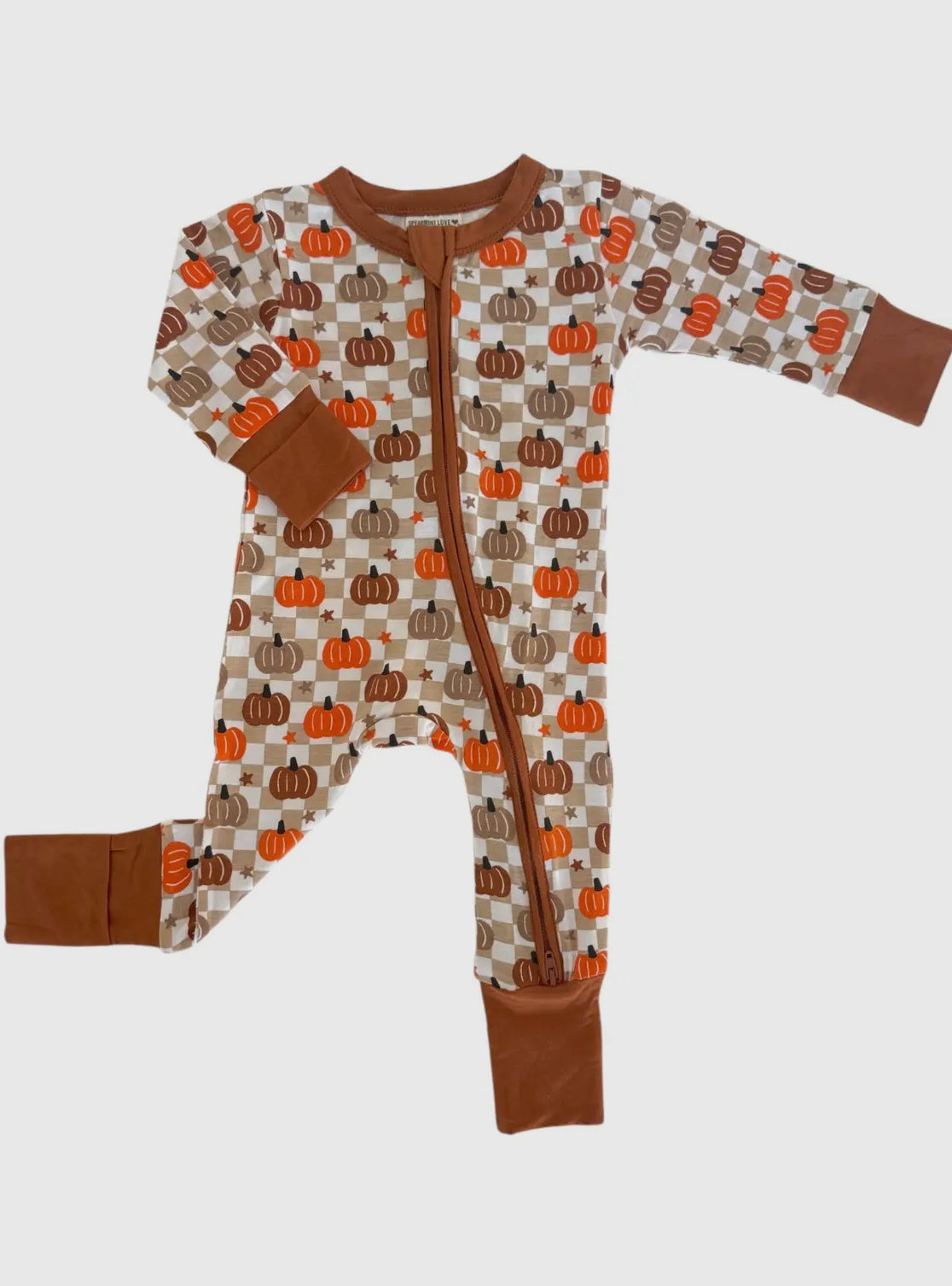 Bamboo Checkerboard Pumpkin Sleeper