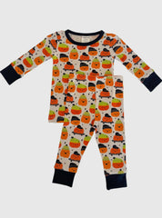 Bamboo Pumpkin Buds 2 Piece Long Sleeve Set