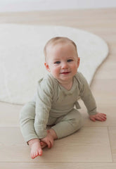 Cutesy Organic Ribbed Suspenders