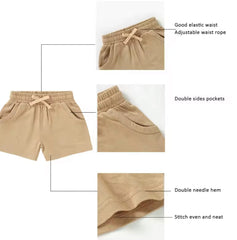 Organic Cotton Short Sleeve T-Shirt and Short Set