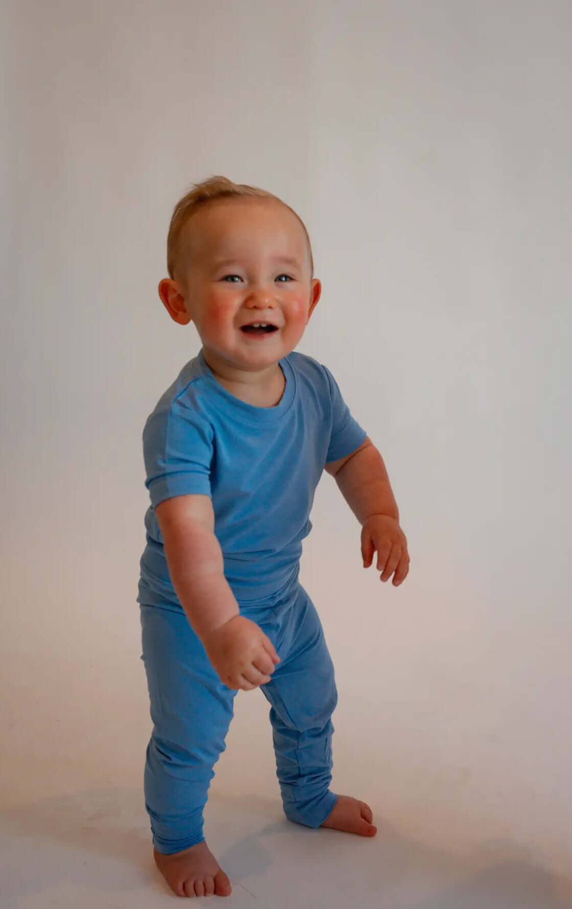 Sky Blue Bamboo Two Piece pajama