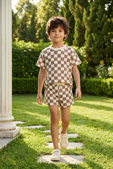 Checkered Set-Organic Cotton
