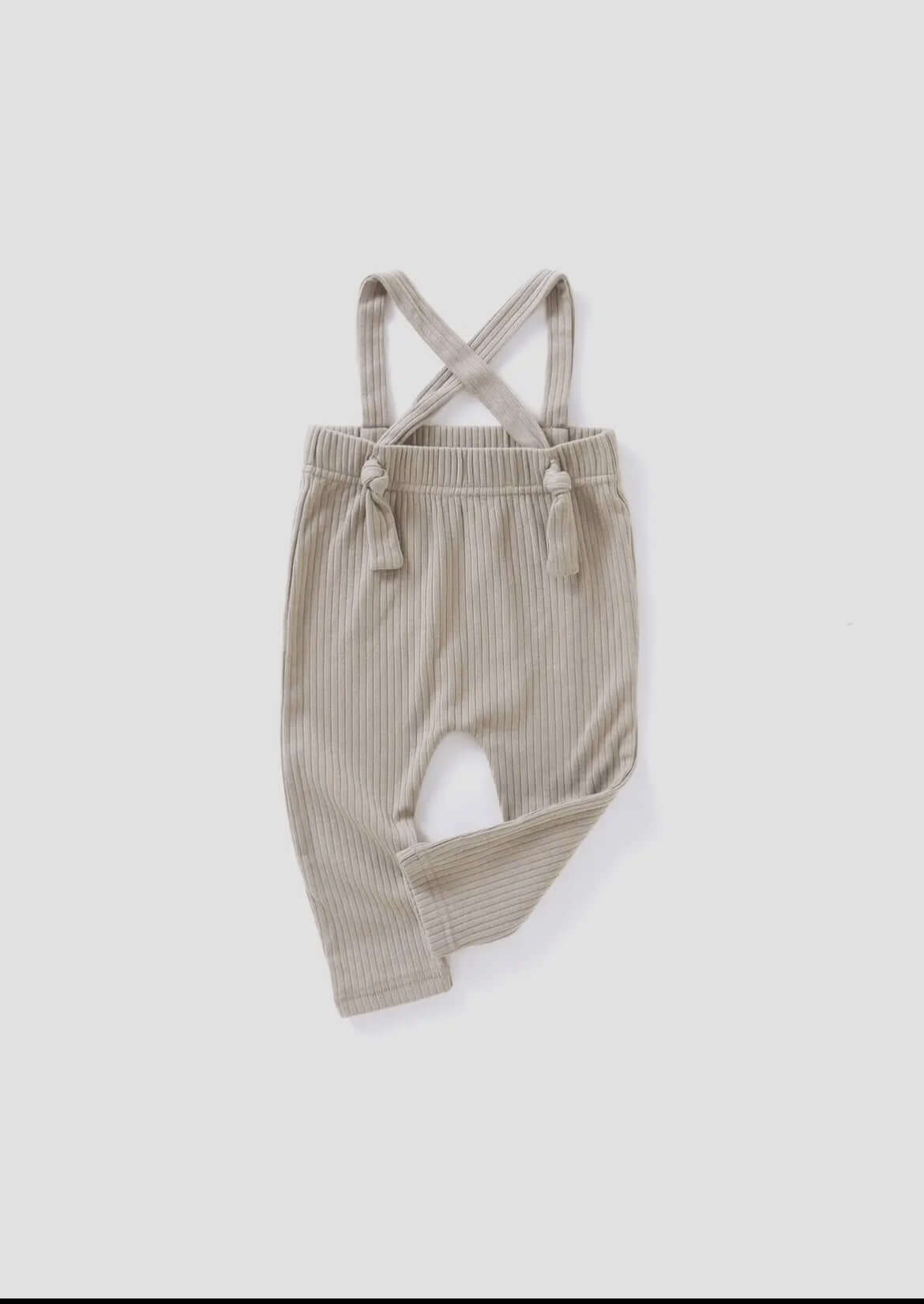 Cutesy Organic Ribbed Suspenders