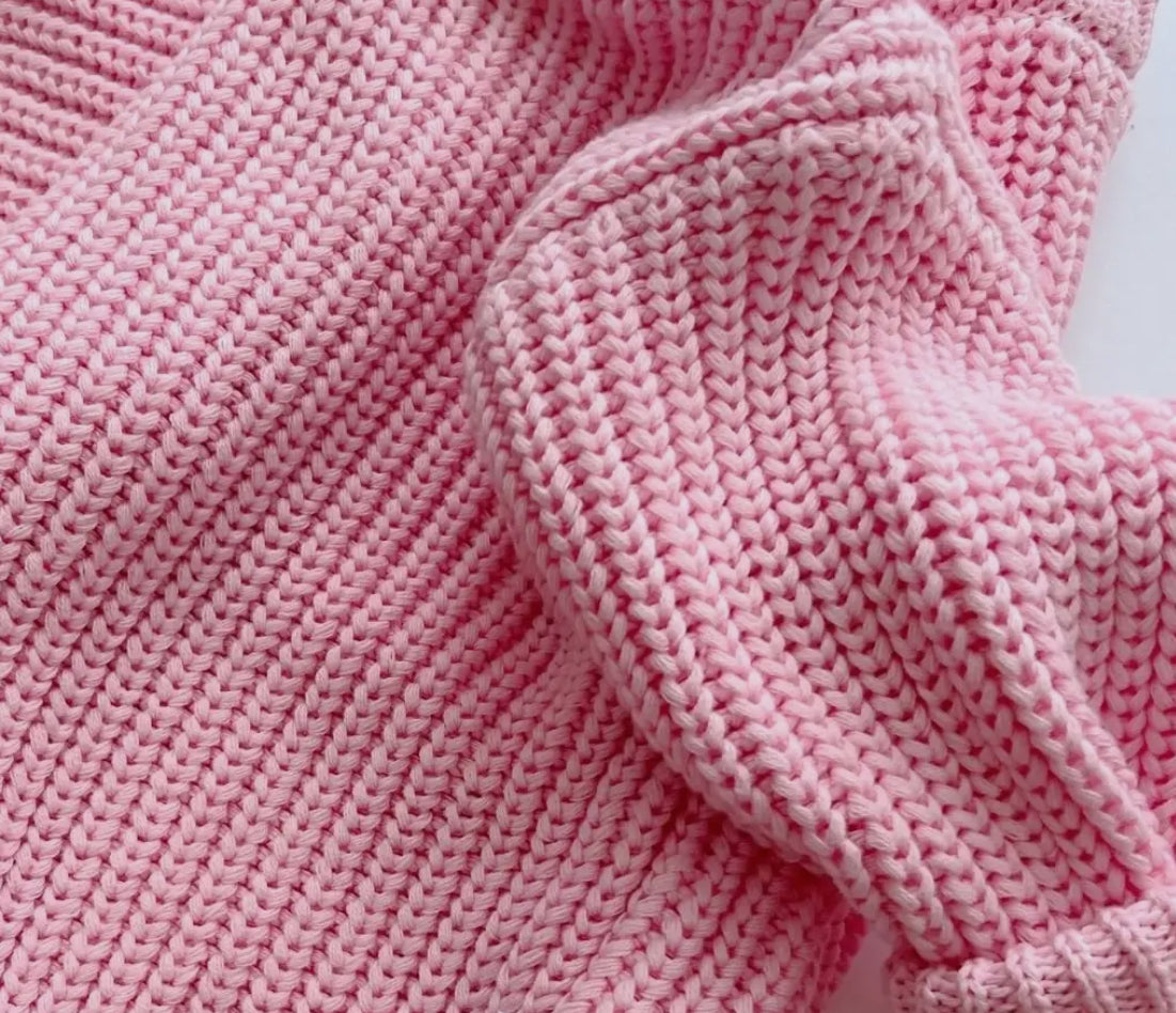 Ashton’s Cozy Sweater-Light Pink