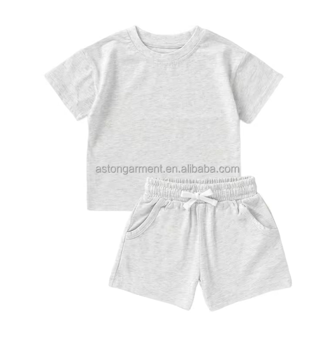 Organic Cotton Short Sleeve T-Shirt and Short Set