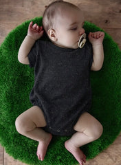 Charcoal Speckle Bubble Romper