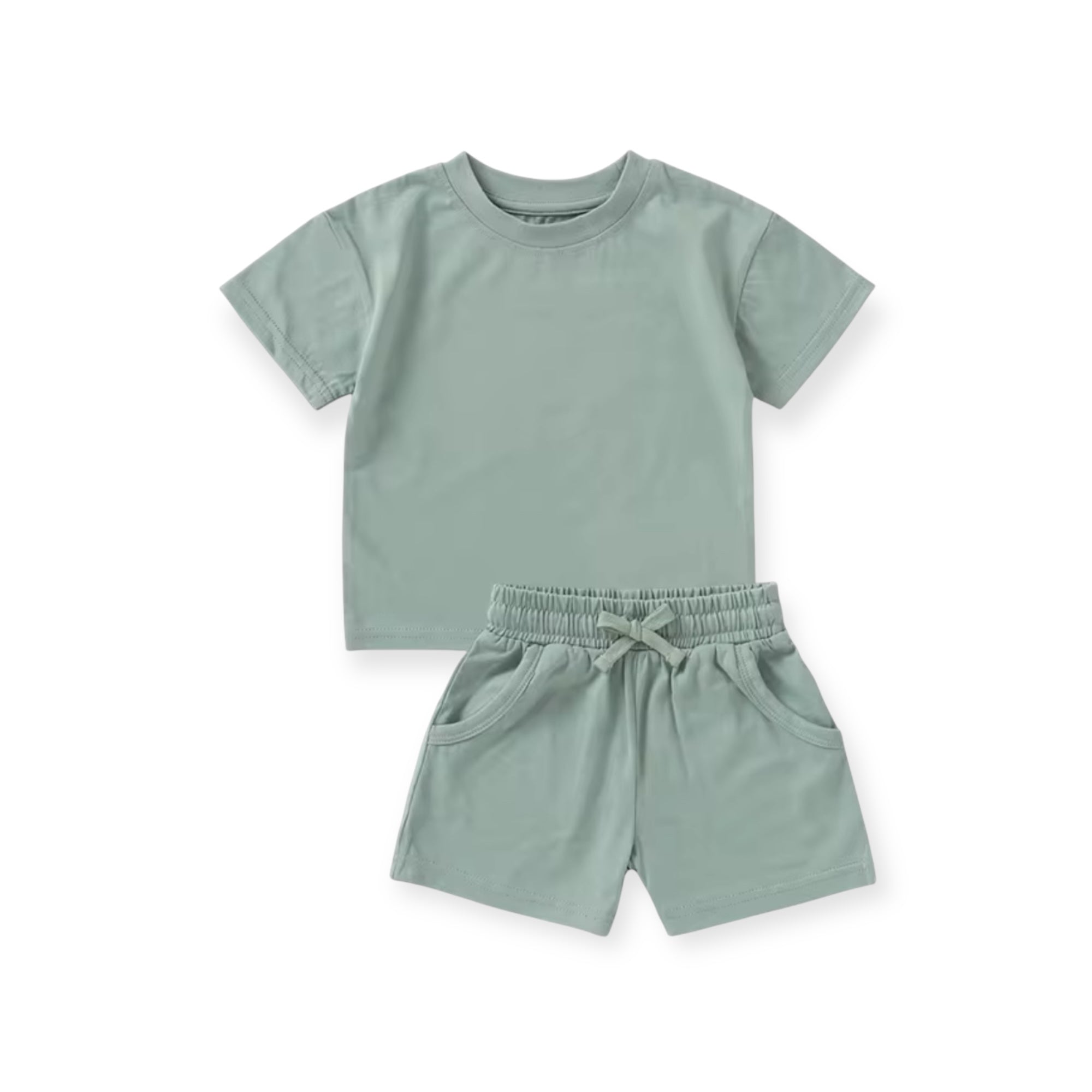 Organic Cotton Short Sleeve T-Shirt and Short Set